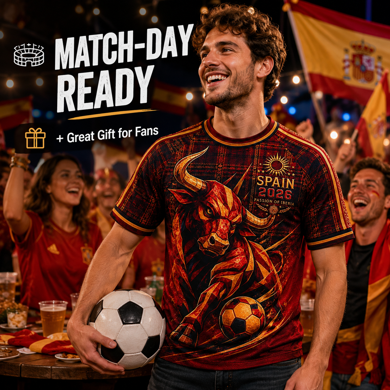 💥New Launch 🔥2026 Spain Theme T-Shirt