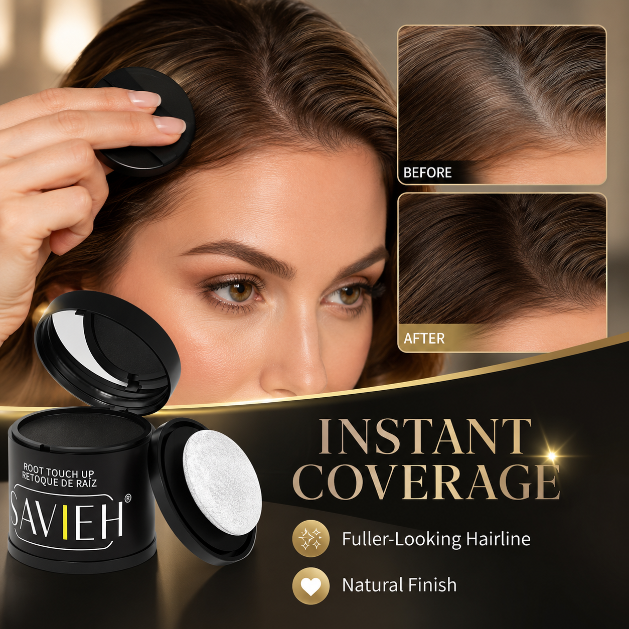 🔥 Hairline Powder ✨ Instantly Fuller Hair in Seconds! 💇‍♀️ Save Up to 50% Today!