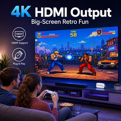 ✨🎁2026 Retro Gaming Console Stick with 4K HDMI, Dual 2.4G Wireless Controller