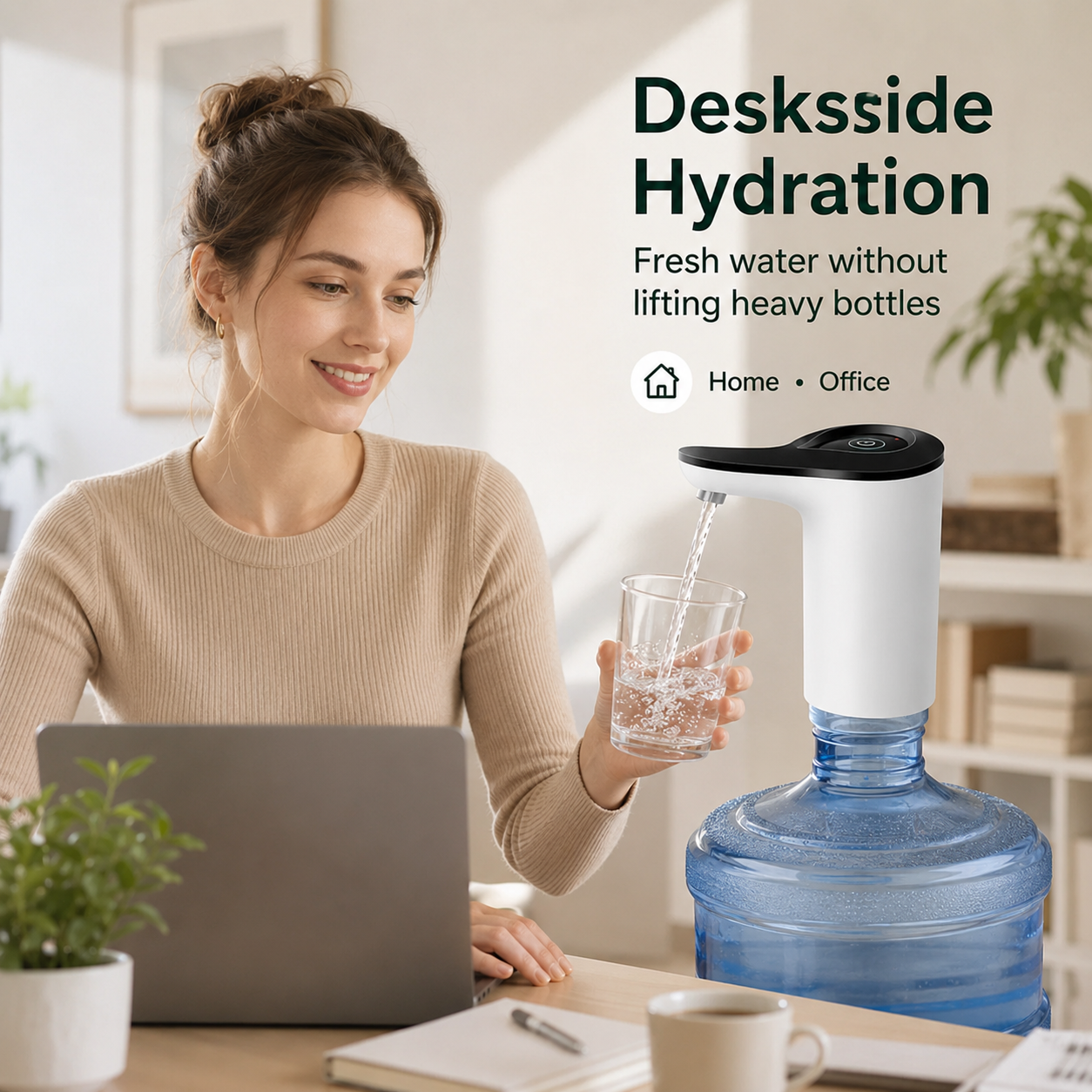 🔥 Smart Water Bottle Dispenser Pump 💧 One-Touch Water Dispensing & Save Up to 50% Today! 🎉
