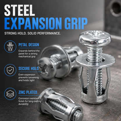 🛠️ 10 PCS Petal Rivet Nut Locking Kit | 49% OFF Today!