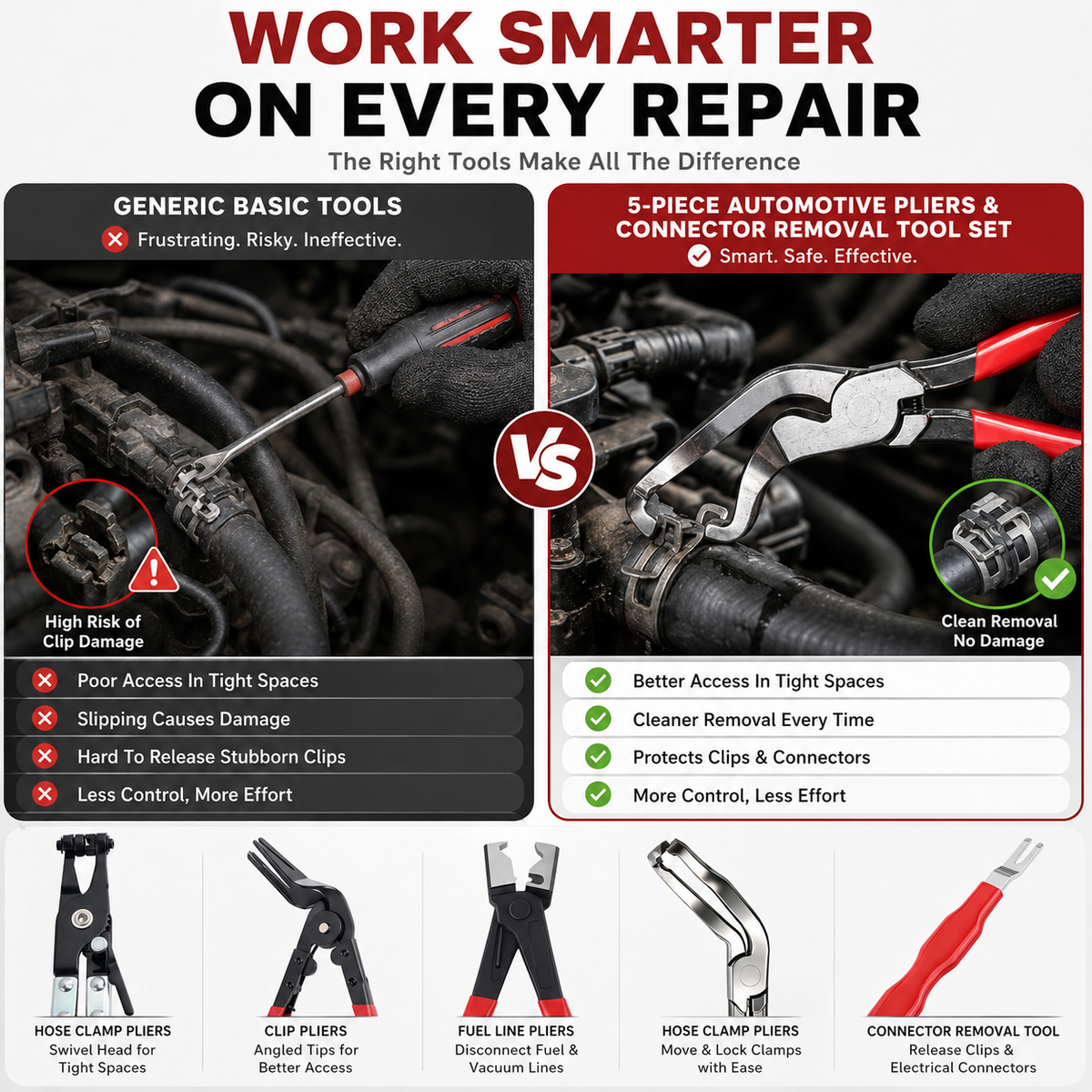🔧 Automotive Connector Removal Tool – Fast & Easy Disconnect ⚡