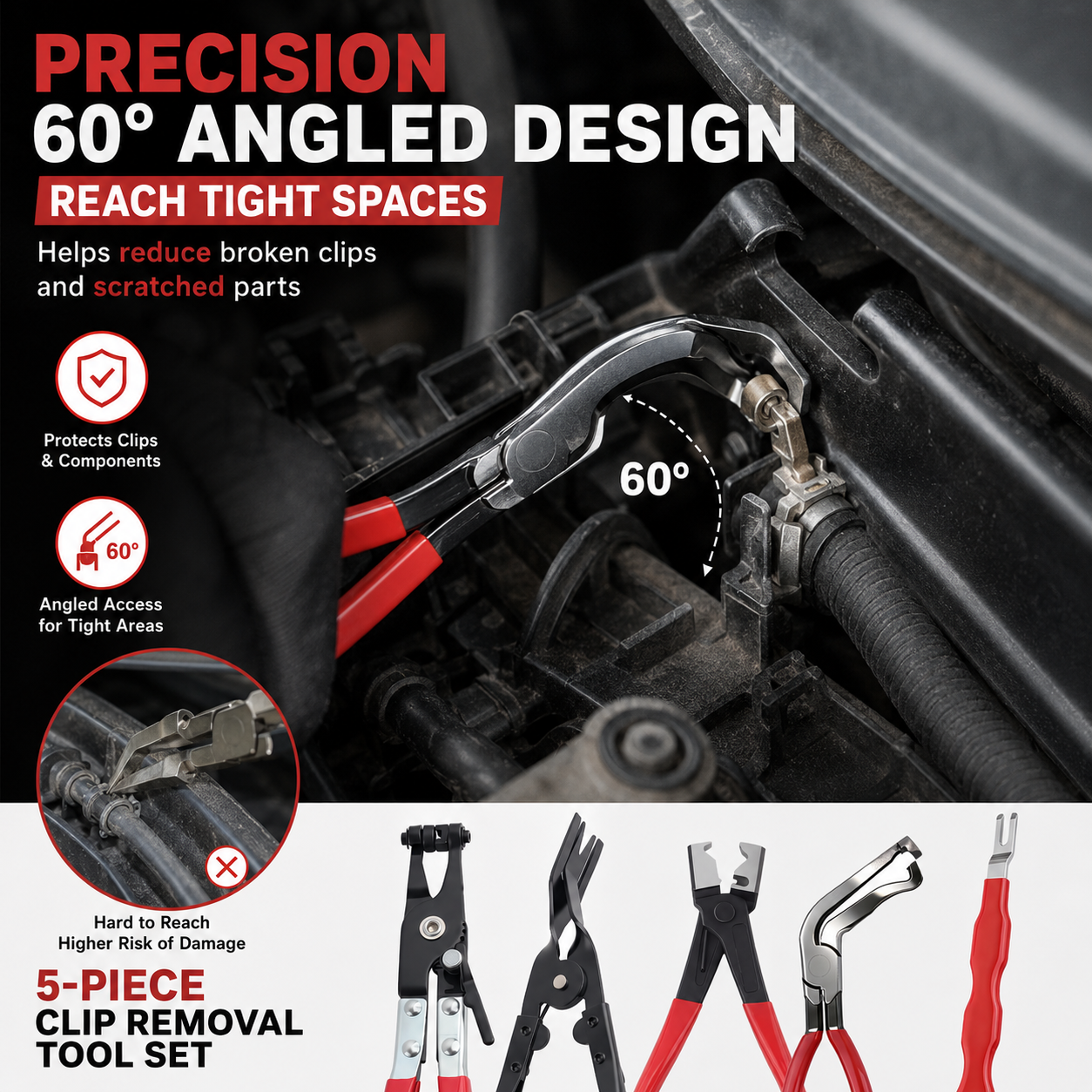 🔧 Automotive Connector Removal Tool – Fast & Easy Disconnect ⚡