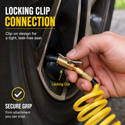 🔥Hot Sale 49% OFF🔥Tire Air Chuck with Clip Adapter