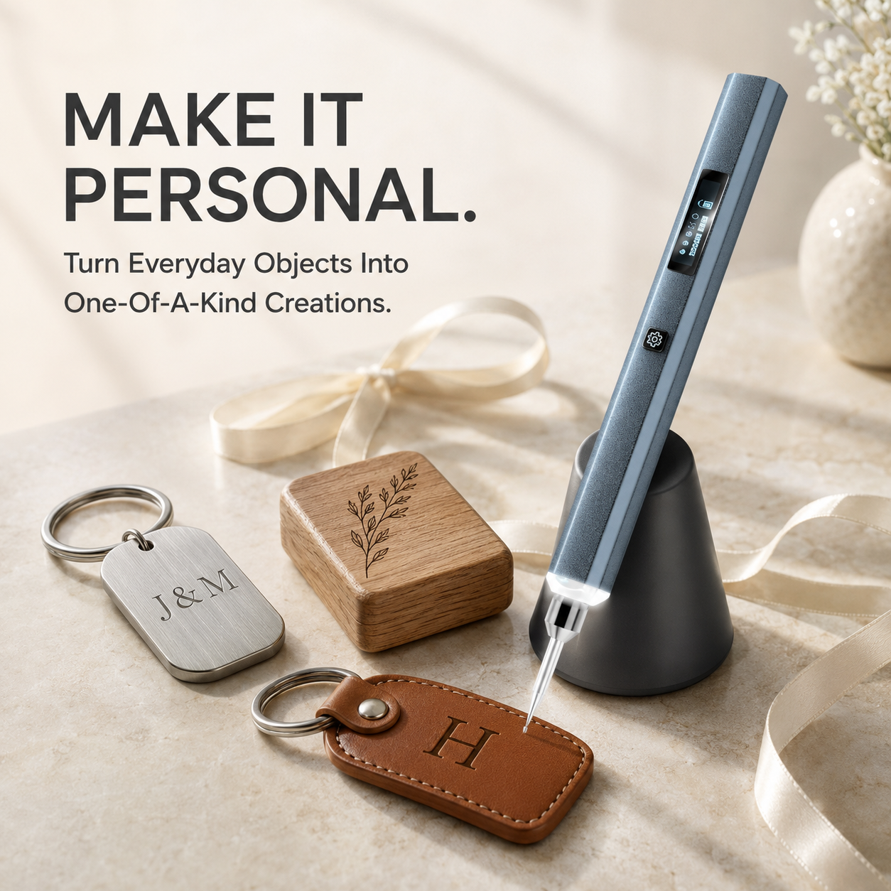 ✍️ Cordless Electric Engraving Pen – 5-Speed LED DIY Tool Kit