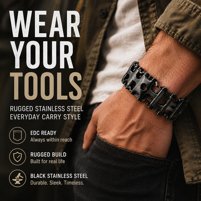 💥New Launch Bracelet-The Original Travel Friendly Wearable Multitool