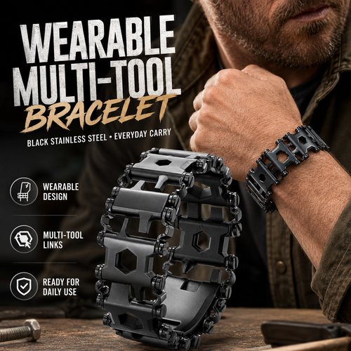 💥New Launch Bracelet-The Original Travel Friendly Wearable Multitool