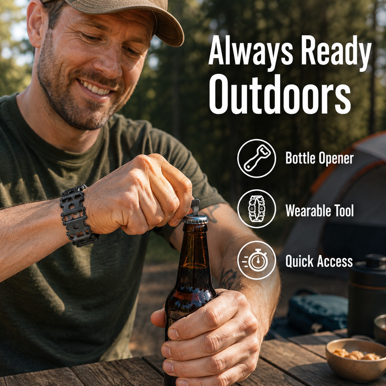 💥New Launch Bracelet-The Original Travel Friendly Wearable Multitool