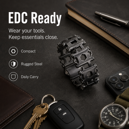 💥New Launch Bracelet-The Original Travel Friendly Wearable Multitool