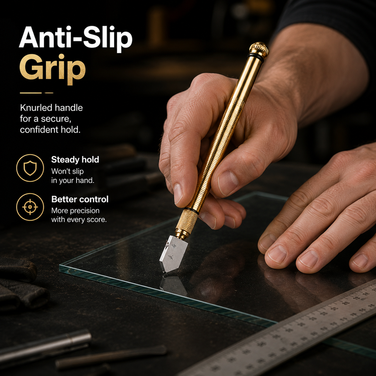 🔧 Precision Glass Cutte – Cut Glass Like a Professional