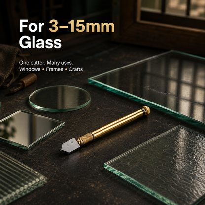 🔧 Precision Glass Cutte – Cut Glass Like a Professional