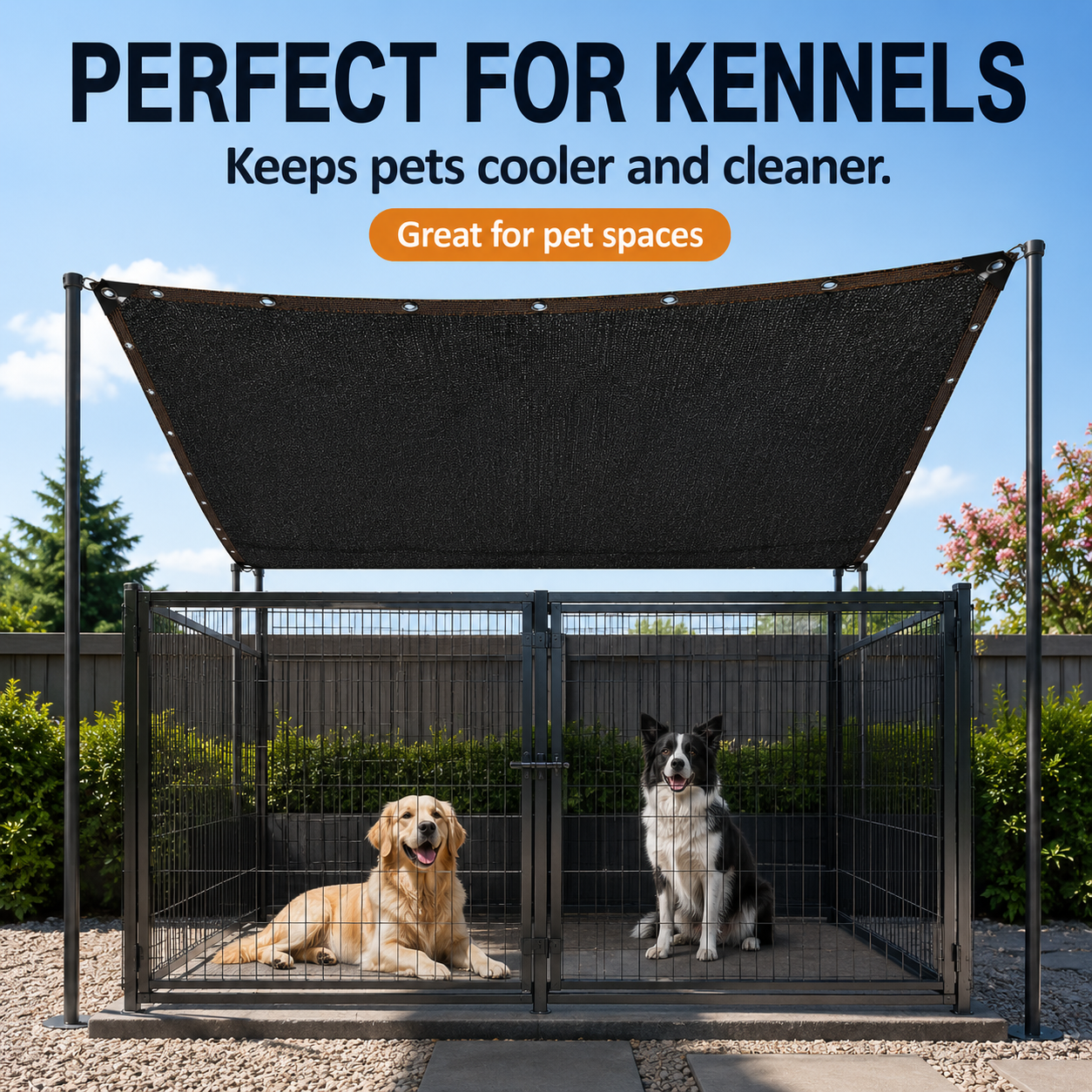 🏕️10x13ft 90% Blackout Shade Tarp – UV Mesh w/ Rivets for Patio, Garden & Camping