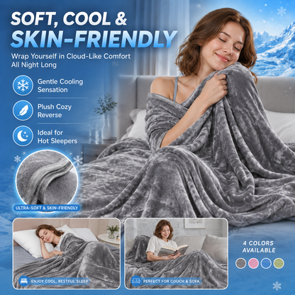 ❄️🔥 Hot Sale | Cooling Blanket for Hot Sleepers