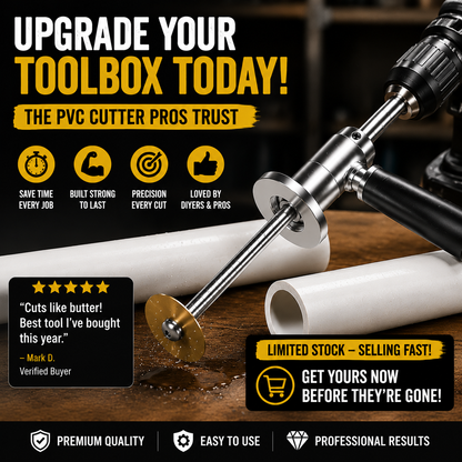 🔧 PVC Pipe Cutter Ratchet Tool – Heavy Duty Quick Cut Plumbing Tool for PVC, PPR & PE Pipes