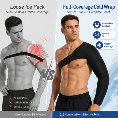 🔥Shoulder Arm Ice Pack Wrap for Pitchers & Volleyball Players-Reusable Ice Pack for Shoulder & Elbow & Arm Cooling