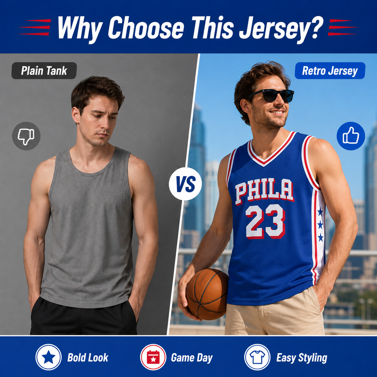 🔥Unisex Basketball #23 James Philadelphia Team Jersey