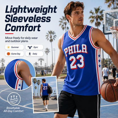 🔥Unisex Basketball #23 James Philadelphia Team Jersey