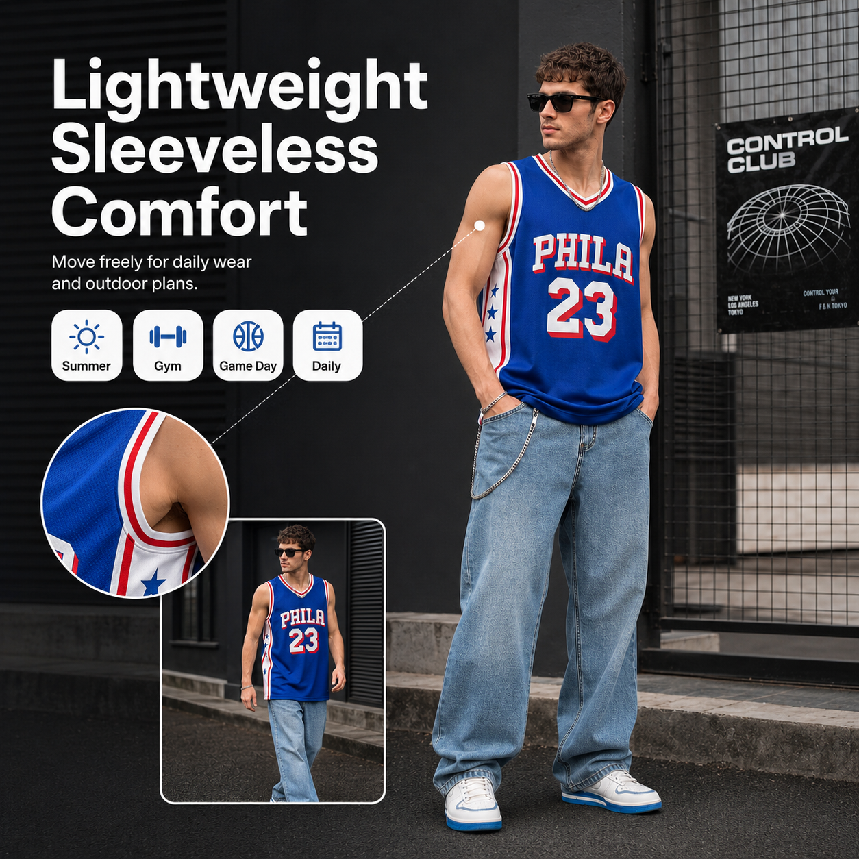 🔥Unisex Basketball #23 James Philadelphia Team Jersey