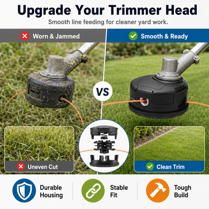 🔥🛠️Power Tool String Trimmer Head Replacements - High-Compatibility Tool Accessories