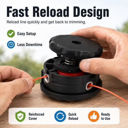 🔥🛠️Power Tool String Trimmer Head Replacements - High-Compatibility Tool Accessories