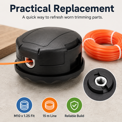 🔥🛠️Power Tool String Trimmer Head Replacements - High-Compatibility Tool Accessories