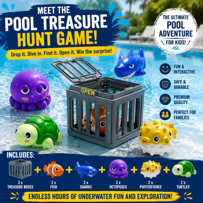 💦 Turn Your Pool Into a Treasure Hunt Adventure Kids Can’t Stop Playing