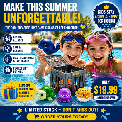 💦 Turn Your Pool Into a Treasure Hunt Adventure Kids Can’t Stop Playing
