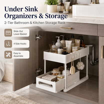 🔥 Best Seller | Under Sink Organizers and Storage