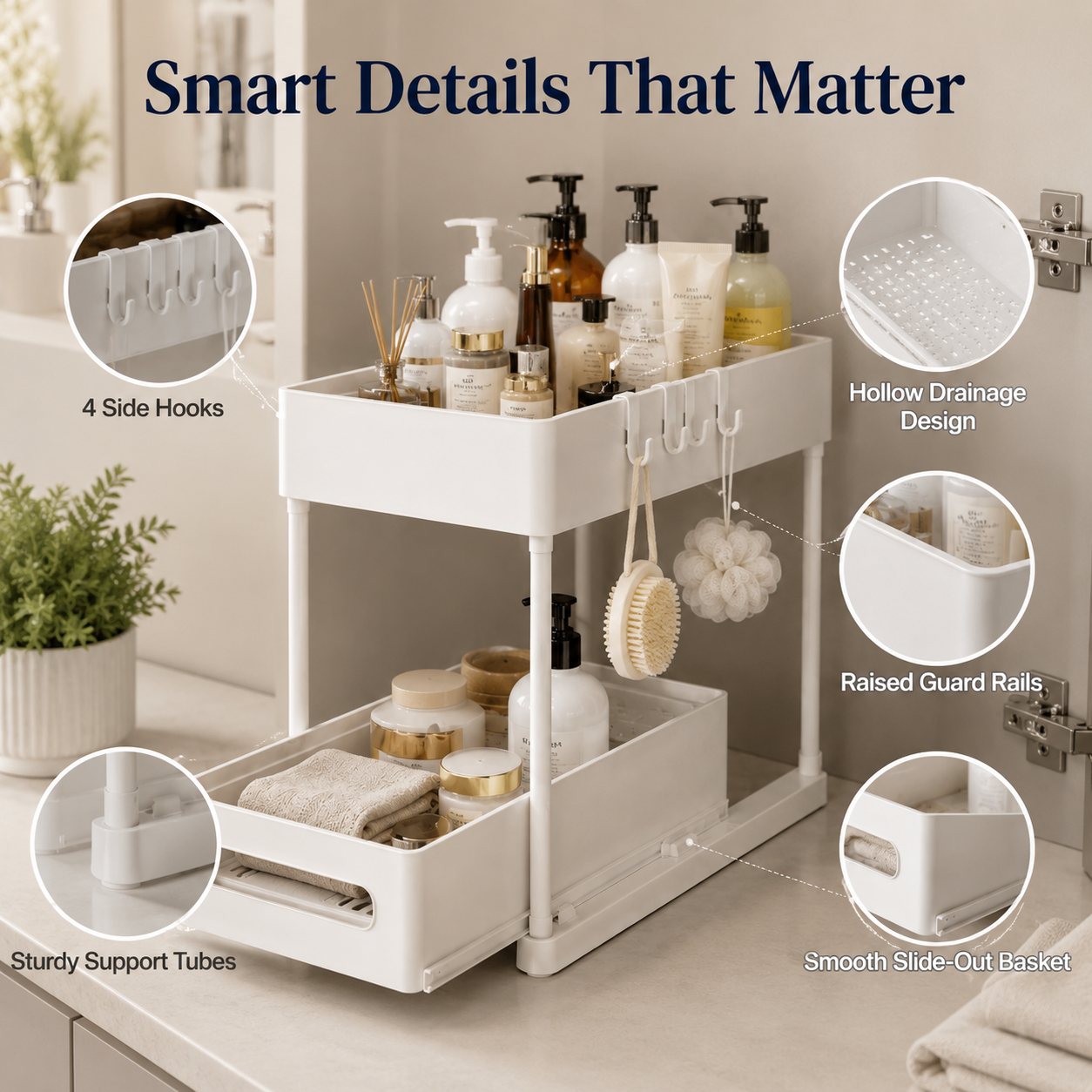 🔥 Best Seller | Under Sink Organizers and Storage