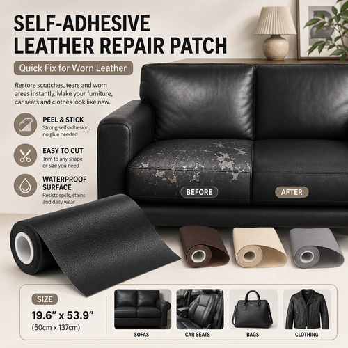 🔥 Hot Sale | 20*54 Inch Self-Adhesive Leather Sticker Patch