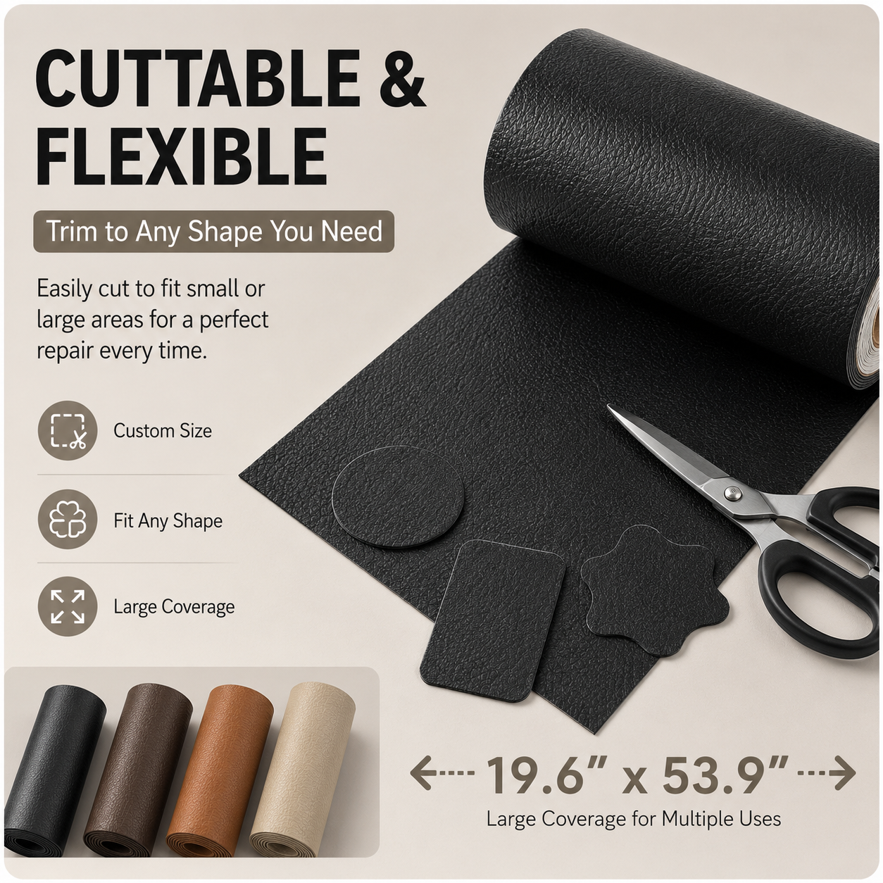 🔥 Hot Sale | 20*54 Inch Self-Adhesive Leather Sticker Patch