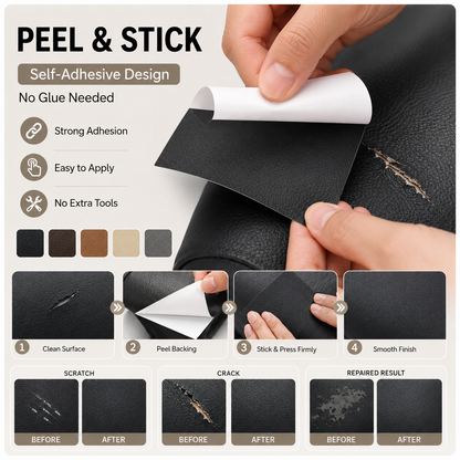 🔥 Hot Sale | 20*54 Inch Self-Adhesive Leather Sticker Patch