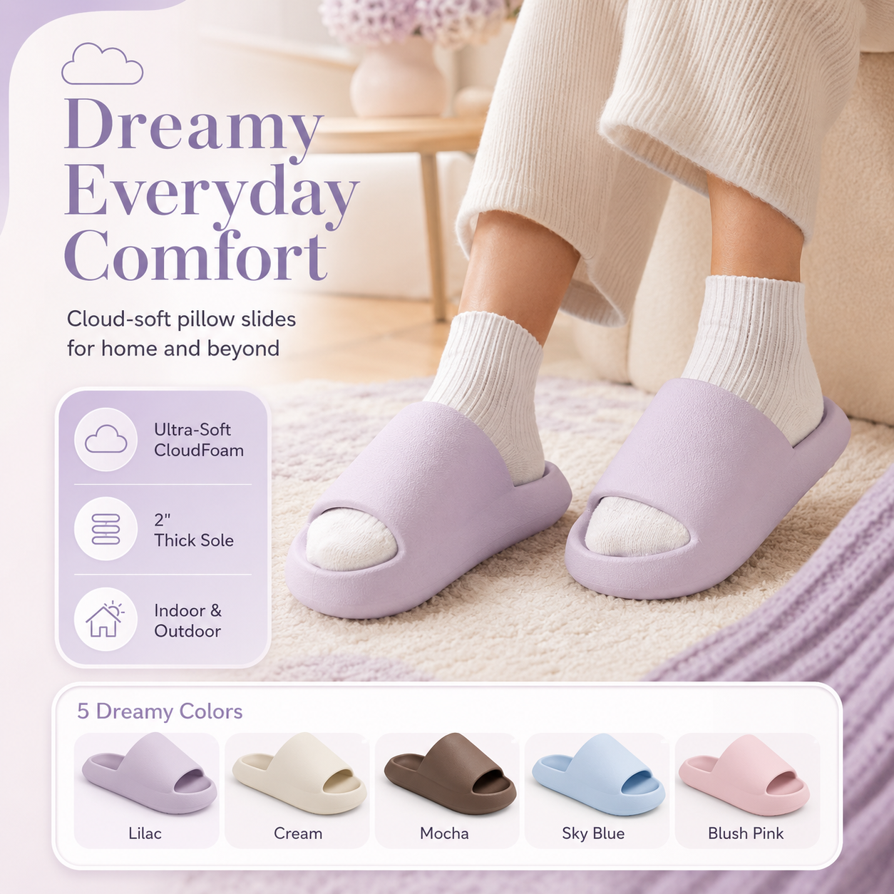 💥New Arrival | Soft Squishy Waterproof Pillow Slides