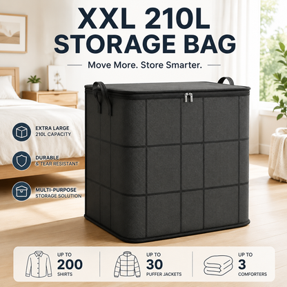 👑Home Trend｜Daily 1000+ Sold｜XXL 210L Large Storage Bag
