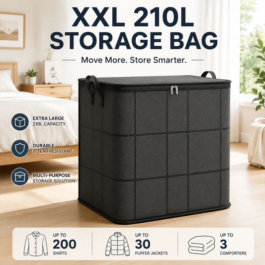 👑Home Trend｜Daily 1000+ Sold｜XXL 210L Large Storage Bag