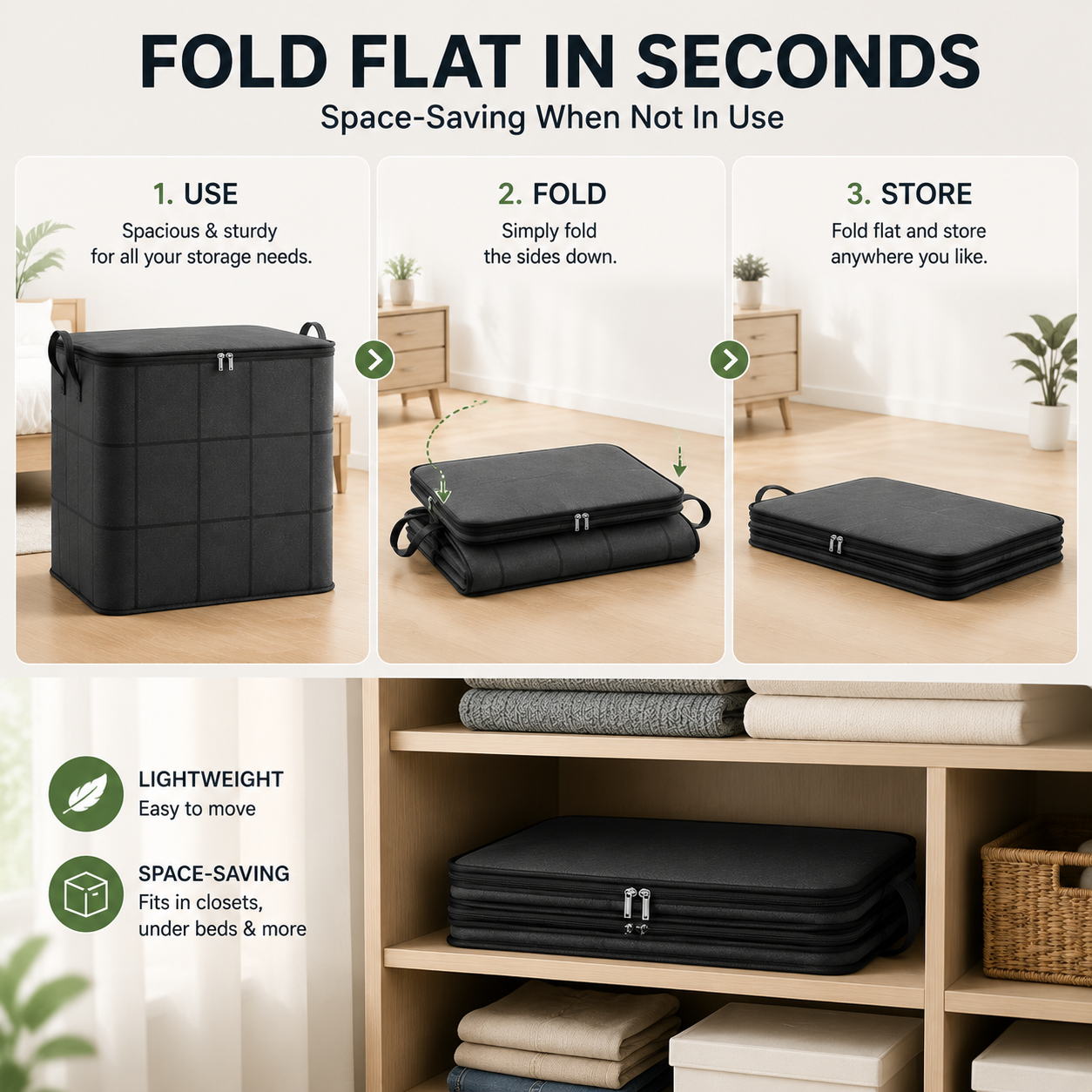 👑Home Trend｜Daily 1000+ Sold｜XXL 210L Large Storage Bag