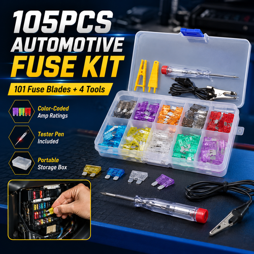 🔥 Best Seller | Boxed Automotive Fuse Blade Set