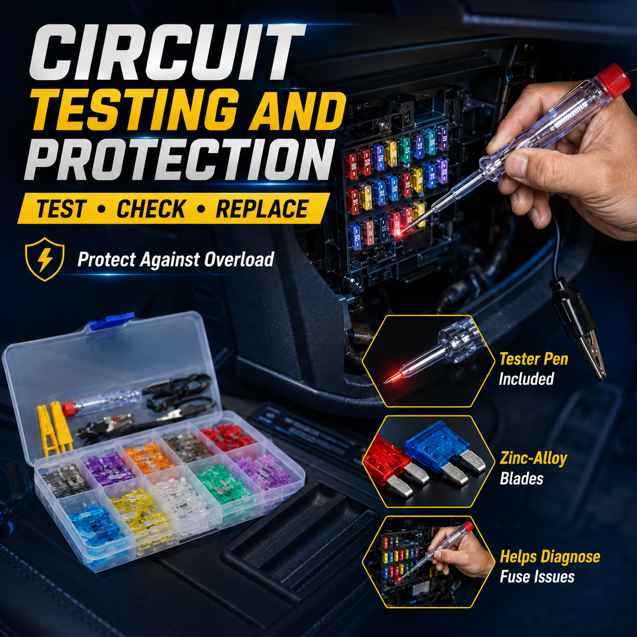 🔥 Best Seller | Boxed Automotive Fuse Blade Set