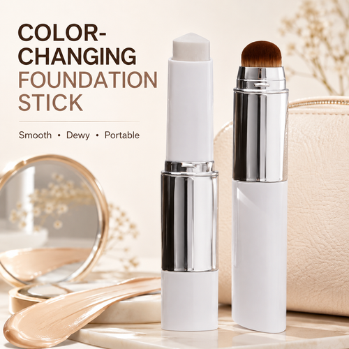 ✨ Bestseller Color-Changing Foundation – Collagen Capsules & Ultra-Fine Bristles 💖