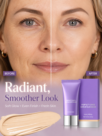 ✨ Hot Sale | Perfect Cover Serum BB Cream – Hydrating, Skin-Rejuvenating & Glass Skin Finish