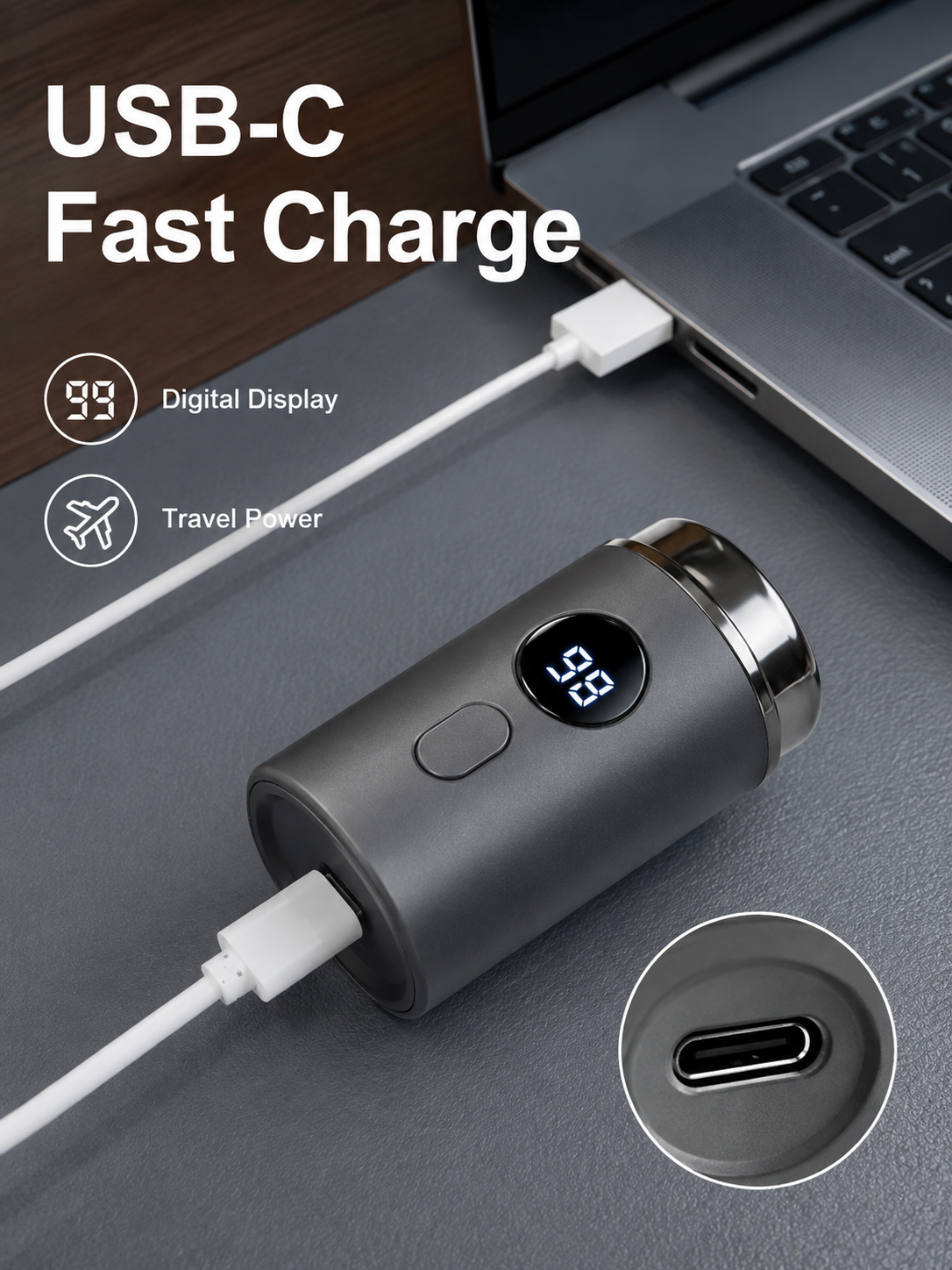 🔥 Hot Sale Mini Portable Electric Shaver for Men & Women – USB Rechargeable Waterproof Razor