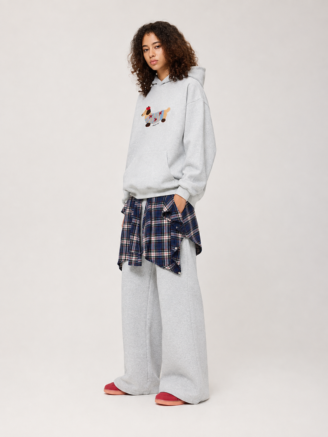 🔥 Hot Sale  Cartoon Dog Oversized Hoodie – Y2K Vintage Unisex Sweatshirt
