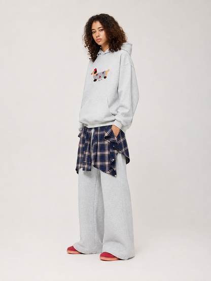 🔥 Hot Sale  Cartoon Dog Oversized Hoodie – Y2K Vintage Unisex Sweatshirt