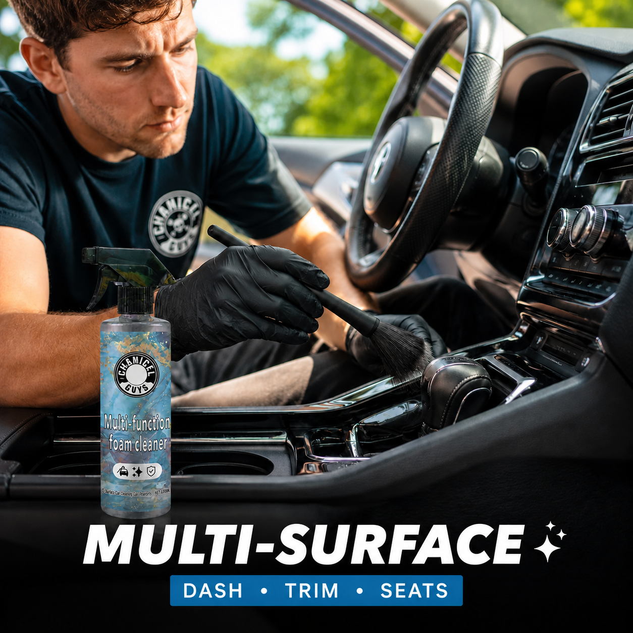 🛠️Limited-Time Sale | All-In-1 Car Cleaner Kit – Odorless Multi-Surface Cleaning Solution