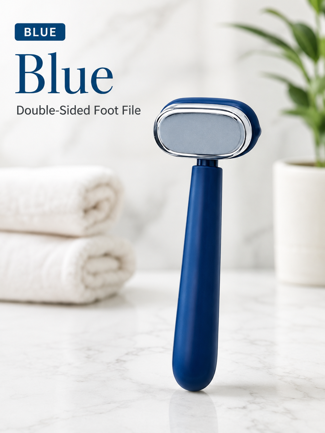 💧 Self-Care Essential Dual-Sided Foot Callus Remover with Replaceable Stainless Steel Blade
