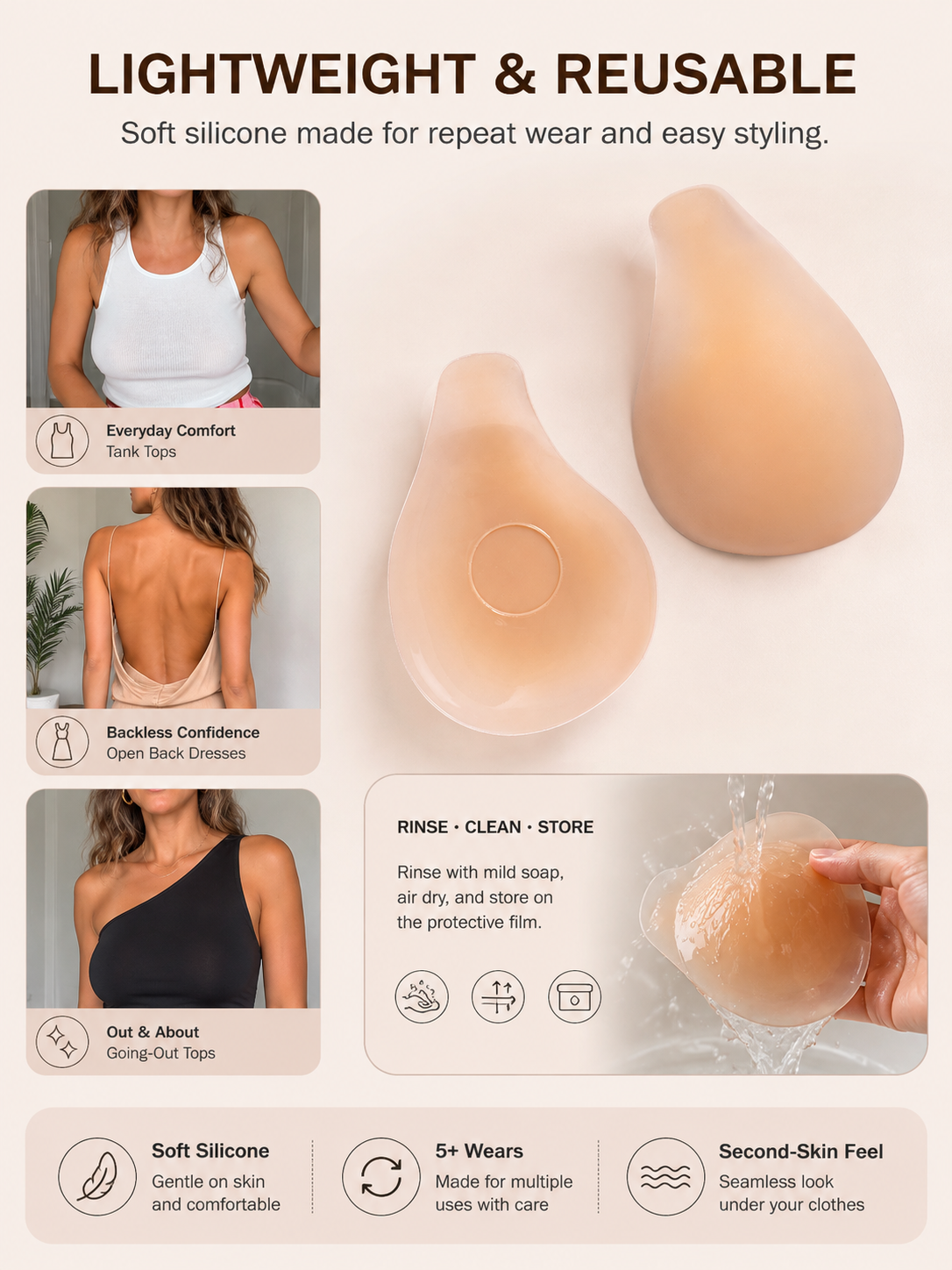 ✨ Confidence Boost Lift Nipple Covers for a Natural-Looking Lift