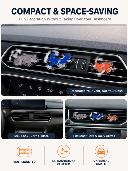 🚗Car Air Vent Spinner Clip for Cute Interior Decor