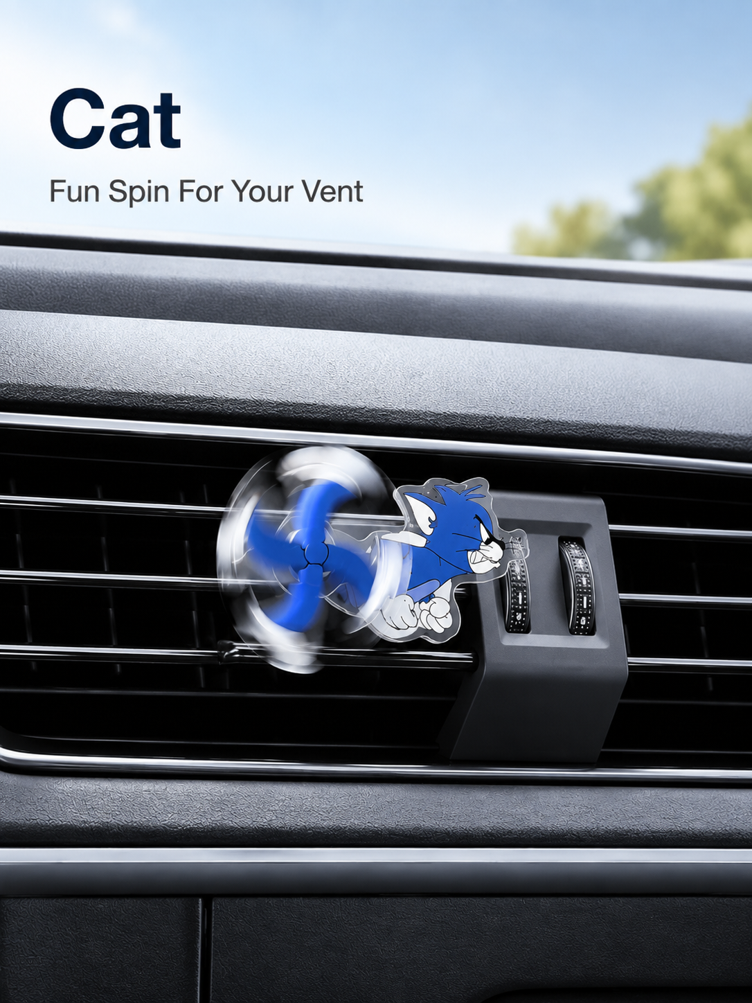 🚗Car Air Vent Spinner Clip for Cute Interior Decor