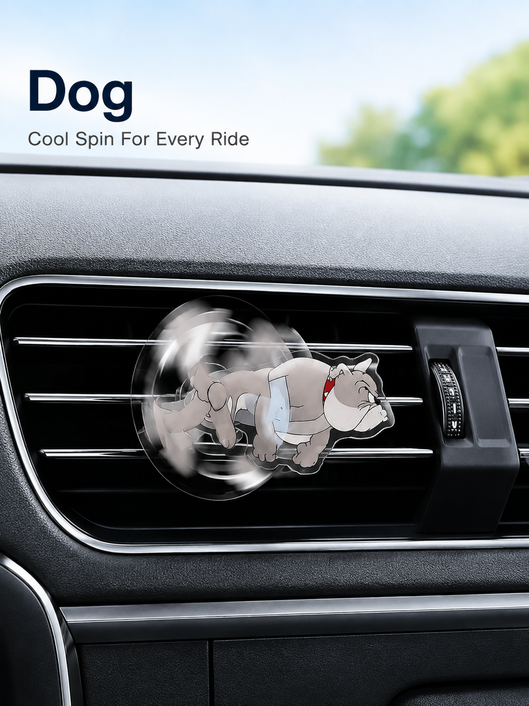 🚗Car Air Vent Spinner Clip for Cute Interior Decor