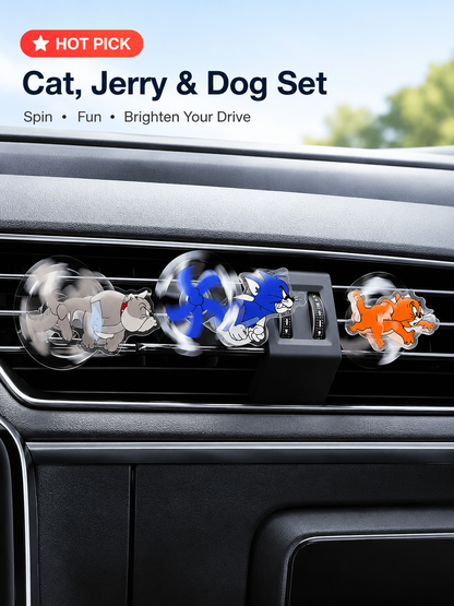 🚗Car Air Vent Spinner Clip for Cute Interior Decor